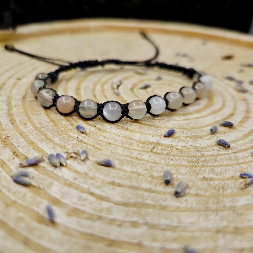 Moonstone Shamballa Bracelet